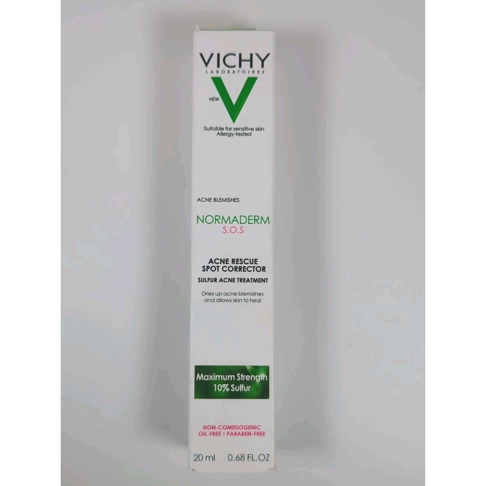 Vichy Normaderm‎ S.O.S Acne Rescue Spot Corrector 0.68 fl oz 20 mL Exp 10/26 New